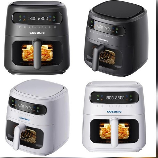 سرخ کن رژیمی گوسونیک 8 لیتری مدل GAF-758 ا GOSONIC GAF-758 همراه با ضمانت نامه شرکتی