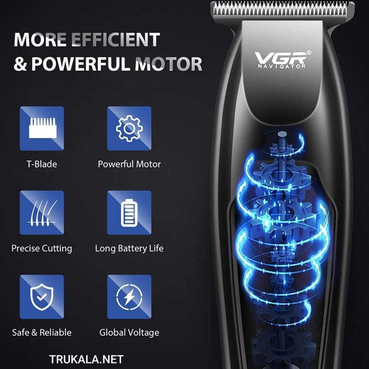 ماشین اصلاح صورت و خط زن وی جی آر VGR مدل V-070
