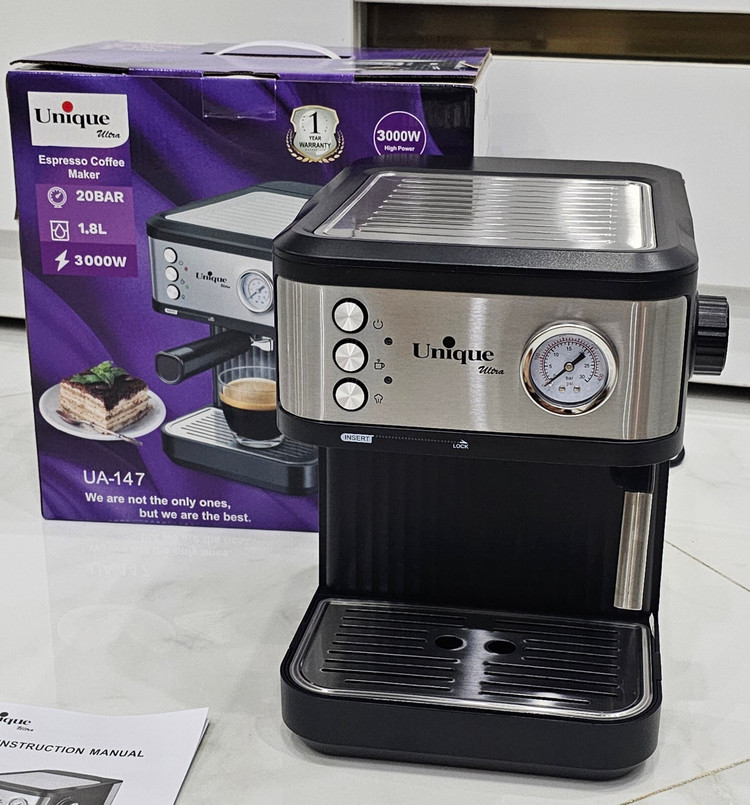 اسپرسوساز یونیک عقربه دار 20 بار مدل UA-147